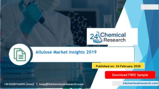 Allulose Market Insights 2019