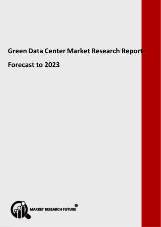 Green Data Center Market Global Key Vendors, Segmentation by Product Types and Application