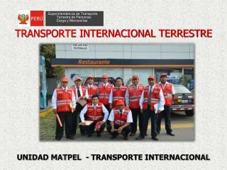 TRANSPORTE INTERNACIONAL TERRESTRE