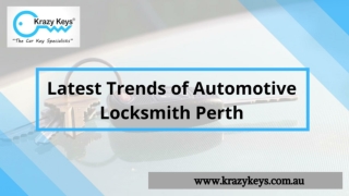 Car Key Specialists Following Latest Trends in Auto Locksmith Industry