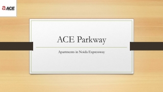 Apartments in Noida Expressway - Ace Parkway