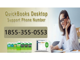 QuickBooks Desktop Support Phone Number  1-855-355-0553