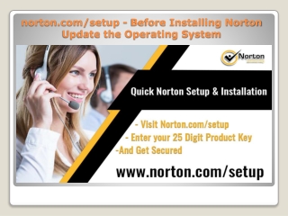 norton.com/setup - Before Installing Norton Update the Operating System