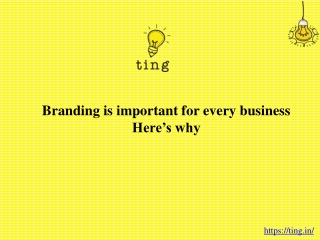 Branding is important for every business: Here’s why