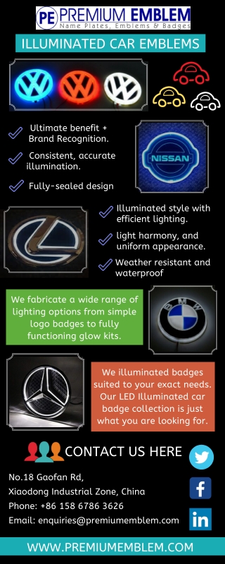 Why Choose The LED Badges To Enhance Exteriors & Interiors?