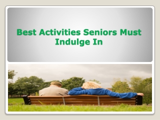 Healthcare Tips for Senior Citizens