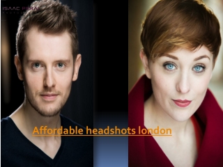 Affordable headshots london