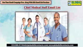 Chief Medical Staff Email List