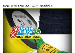 Harga Tali Kur 1 Pack Ö8384Ö3I8668[wa]