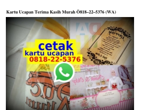 Kartu Ucapan Terima Kasih Murah Ö818–22–5376[wa]