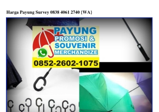 Harga Payung Survey O8384O6I274O[wa]