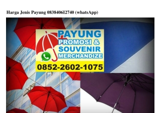 Harga Jenis Payung Ô838–4Ô61–274Ô[wa]