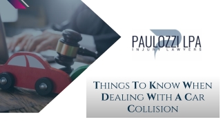 Things To Know When Dealing With A Car Collision