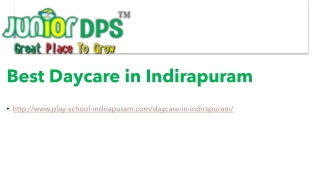 Best Daycare in Indirapuram