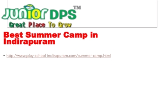 Best Summer Camp in Indirapuram