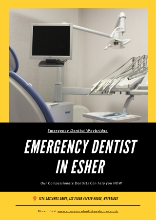 Same Day Appointment For Emergency in Esher