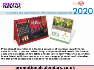 Advertising Calendars