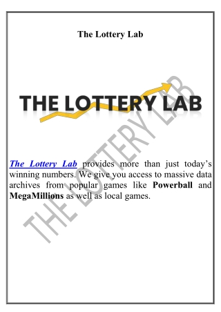 Tightness Test Tool | The Lottery Lab