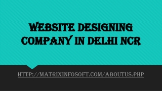 Website Designing Company in Delhi NCR