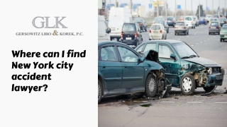 Where can I find New York city accident lawyer?