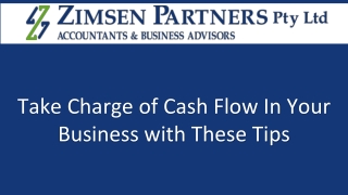 Take Charge of Cash Flow In Your Business with These Tips
