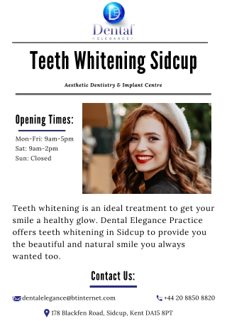 Teeth Whitening Sidcup