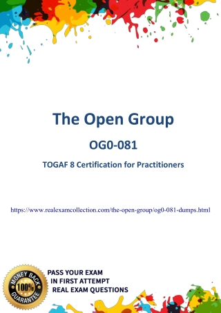 2020 Download Updated The Open Group OG0-081 Dumps