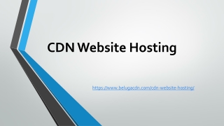 CDN website hosting