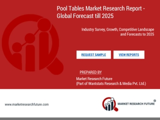 Pool tables market Size, Share, During Forecast To 2025