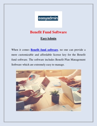 Benefit Fund Software | EasyAdmin