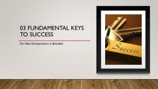 Keys to Entrepreneurial Success in Brendale