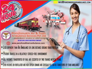 Get Panchmukhi Train Ambulance from Patna to Delhi – 24 Hrs Available Medical Solution