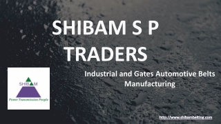 Industrial and Gates Automotive Belts Manufacturing
