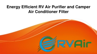 Energy Efficient RV Air Purifier and Camper Air Conditioner Filter