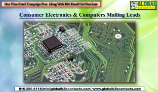 Consumer Electronics & Computers Mailing Leads