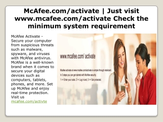 McAfee.com/activate | Purchased the McAfee product | Activate McAfee Online