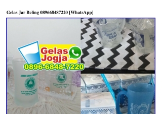 Gelas Jar Beling Ô896~6848~722Ô[wa]