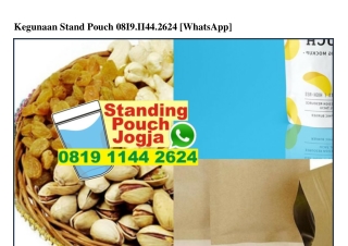 Kegunaan Stand Pouch 0819~1144~2624[wa]