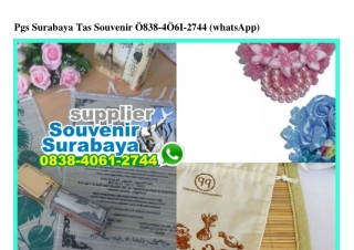 Pgs Surabaya Tas Souvenir 083840612744[wa]