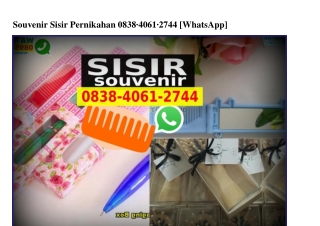 Souvenir Sisir Pernikahan O838–4O61–2744[wa]