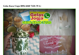 Gelas Kaca Ungu O896·6848·722O[wa]