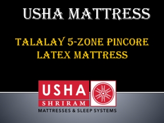 Talalay 5.0 5-Zone Pincore Latex Mattress