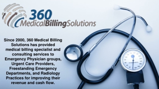 Arizona Emergency Physicians Billing Services - 360 Medical Billing Solutions