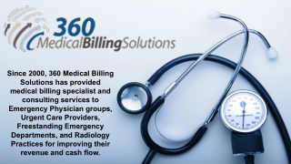 Arizona Emergency Physicians Billing Services - 360 Medical Billing Solutions