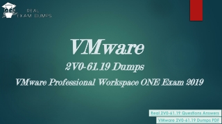 Up-to-Date VMware 2V0-61.19 Questions Answers For Guaranteed Success