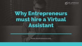 Why Entrepreneurs must hire a Virtual Assistant