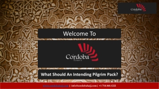 What Should An Intending Pilgrim Pack