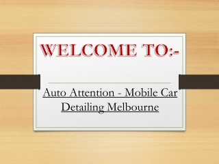 Find The Best Mobile car Detailing in Seddon