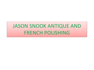 Furniture Reupholstery Melbourne - Jason Snook Antique and French Polishing