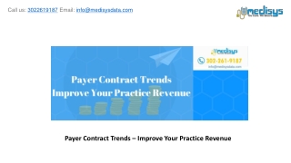Payer Contract Trends – Improve Your Practice Revenue